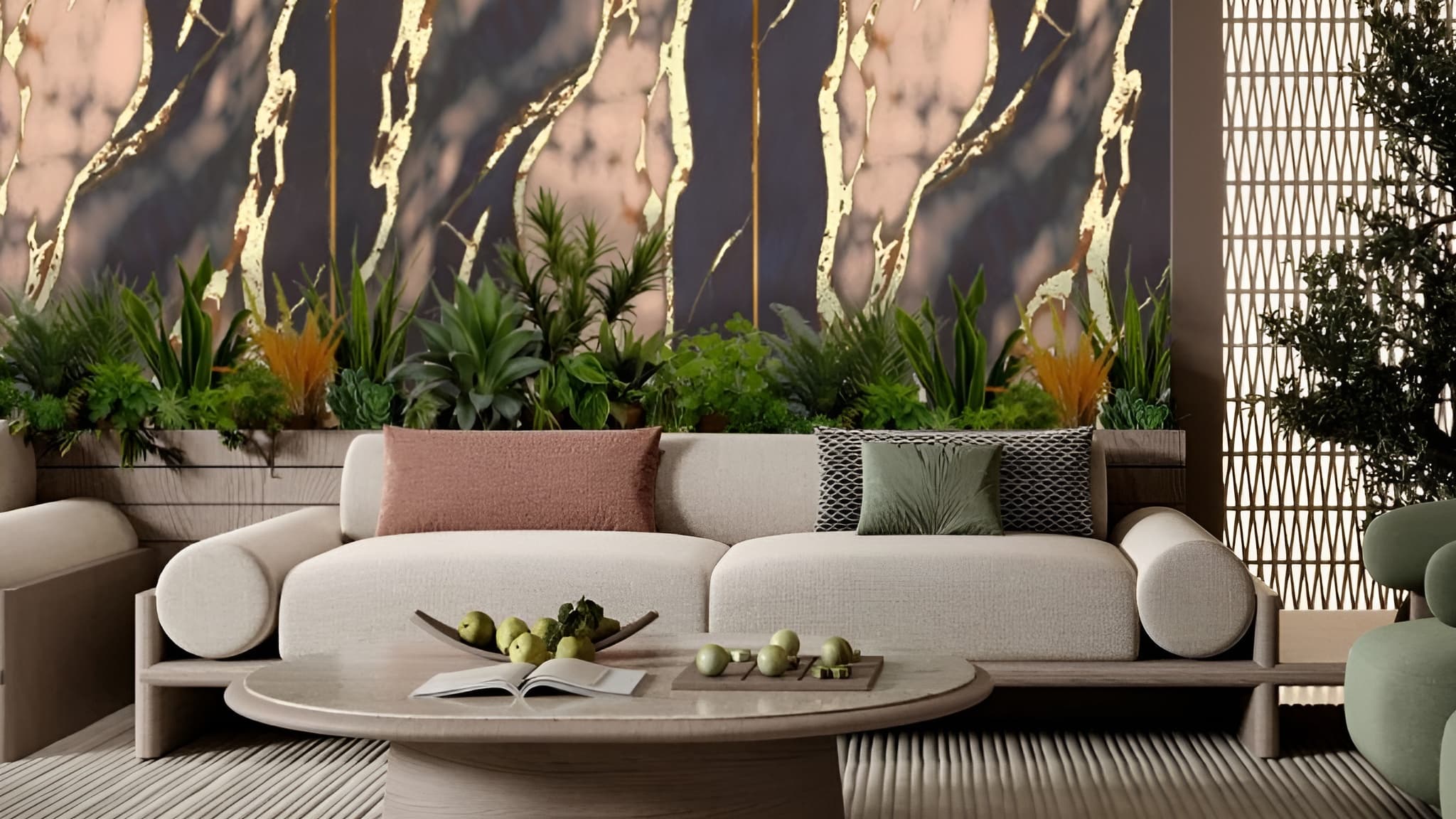 Modern living room interior